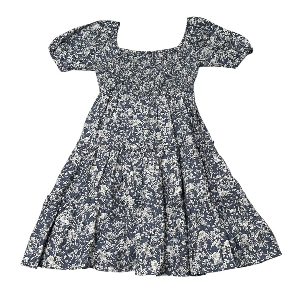 Altar’d State Blue/Grey Floral Mini Dress NWT